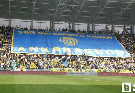 Ankaragücü taraftarı, Eryaman Stadı’nı doldurdu, güçlü destek verdi