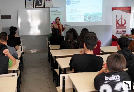 Keçiören Belediyesi'nden öğrencilere sıfır atık ve çevre eğitimi!