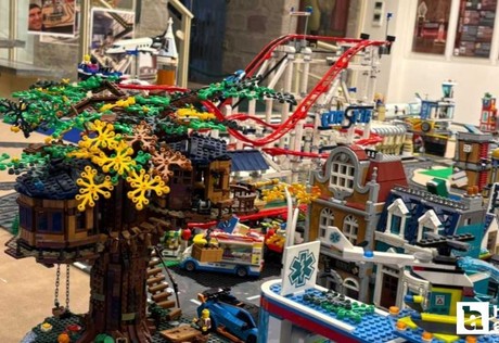 Ortaokul öğrencisinin lego şehri Ankara'daki müzede sergilenmeye başladı