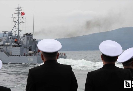 TCG Amasra mayın avlama gemisi NATO görevine uğurlandı