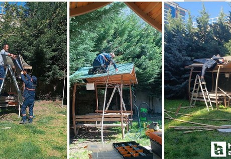 Pursaklar Belediyesi  park ve bahçelerde bakım çalışmalarına başladı