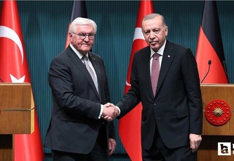 Cumhurbaşkanı Erdoğan, Almanya Cumhurbaşkanı Steinmeier ile görüştü