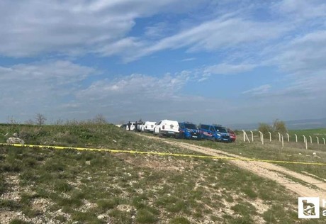 Sincan'da helikopterin düştüğü alanda inceleme çalışmaları sürüyor