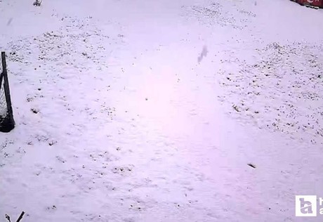 Akyurt'un yüksek kesimlerinde kar yağışı etkili oldu