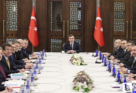 EKK toplantısı, Cumhurbaşkanlığı Külliyesi'nde başladı