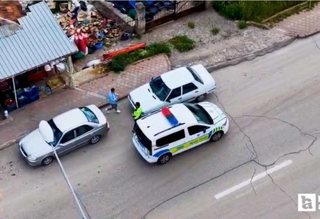 Kırıkkale'de polis kontrolünden kaçmaya çalışan ehliyetsiz sürücü dronla yakalandı