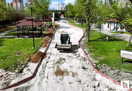 Etimesgut Belediyesi Göksu'da kaykay parkı için çalışmalara başladı