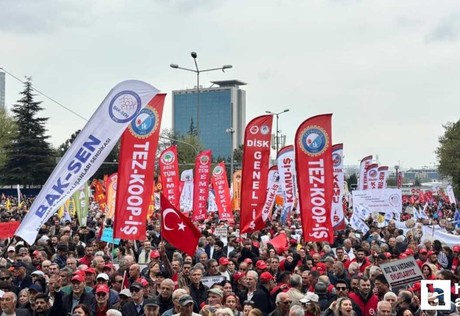 Ankara'da emekçiler 1 Mayıs Emek ve Dayanışma Günü'nü kutladı