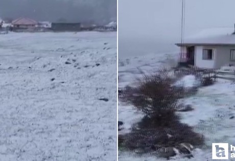 Başkente mayıs karı yağdı!
