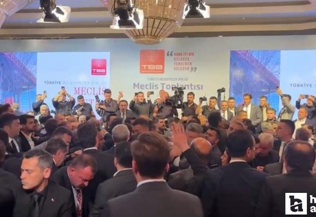 Türkiye Belediyeler Birliği (TBB) seçimlerinde kavga çıktı