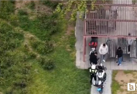 Kırıkkale'de trafiği tehlikeye sokan 2 motosiklet sürücüsüne ceza verildi