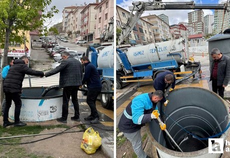Pursaklar Belediyesi'nden ilçe genelinde kapsamlı temizlik çalışması