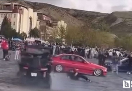 Çankırı'da modifiye araç fuarında trafik kazası: 1 yaralı