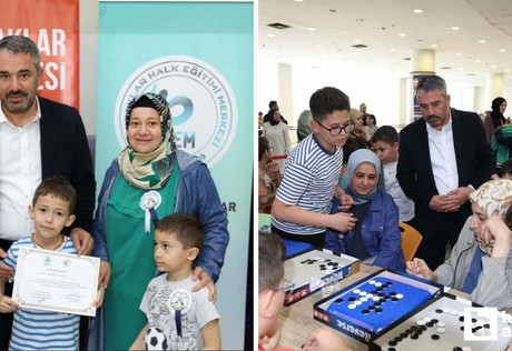 Pursaklar Belediye Başkanı Çetin, miniklerin sertifika sevincini paylaştı