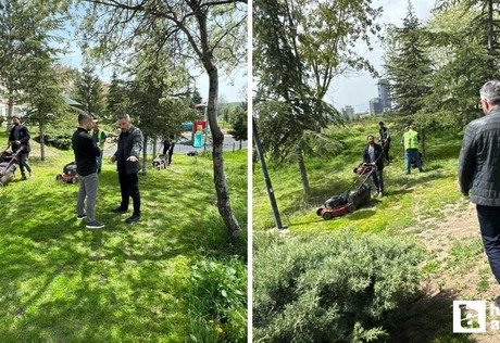 Pursaklar Belediyesinde yaz aylarına hazırlık başladı