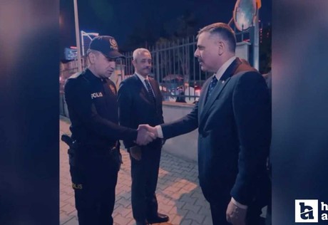 Bakan Çiftçi'den Ankara'da görev başındaki polislere ziyaret!