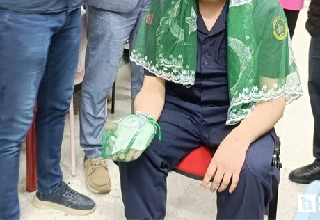 Özel gereksinimli öğrenci için Nallıhan'da temsili asker uğurlaması