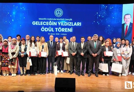 Ankara'da "Geleceğin Yıldızları" yarışmasının ödül töreni yapıldı