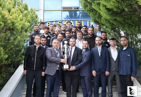İmalatı Harbiye Spor Kulübü’nden şampiyonluk kupasıyla Ankaragücü’ne ziyaret
