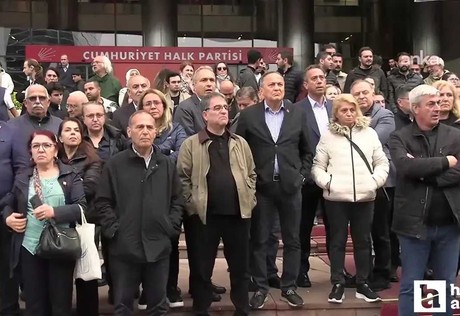 CHP Genel Merkezi önünde tahliye gerginliği yaşanıyor!