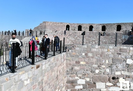 Ankara Kalesi'nde ziyaretçiler için düzenleme yapıldı