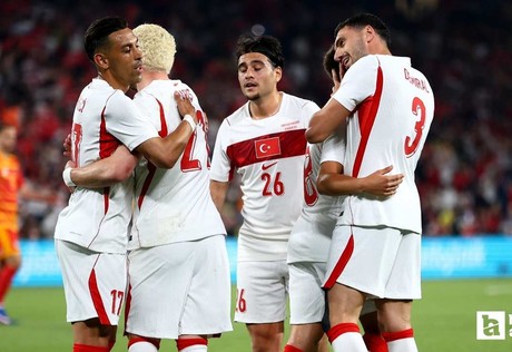 A Milli Futbol Takımı, Kuzey Makedonya'yı 4-0 mağlup etti