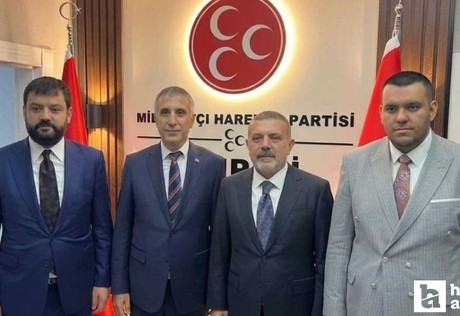 Sincan Belediye Başkanı Murat Ercan, MHP'ye ziyarette bulundu