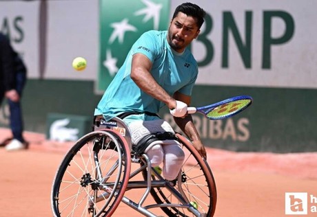 Para tenisçi Ahmet Kaplan, Fransa Açık'ta adını finale yazdırdı