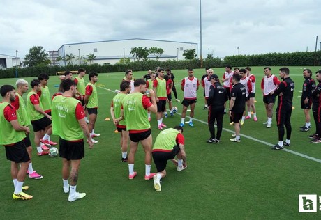 A Milli Futbol Takımı, Florida'da Venezuela maçının hazırlıklarını tamamladı