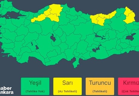 İçişleri Bakanlığından 10 il için sarı kodlu uyarı geldi!