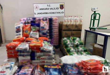 Ankara'da kaçak deterjan operasyonunda 1 şüpheli yakalandı