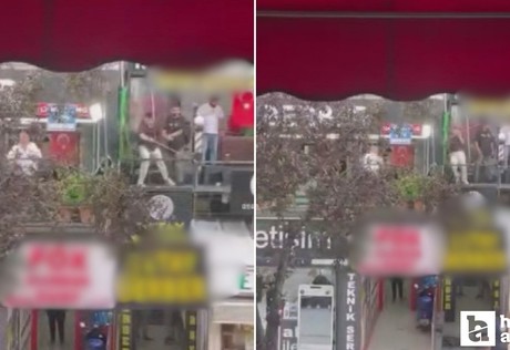 Çankaya'da iki berber çalışanları arasında kavga!