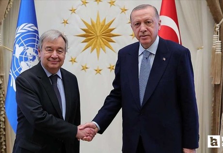 Cumhurbaşkanı Erdoğan, BM Genel Sekreteri Guterres ile görüştü