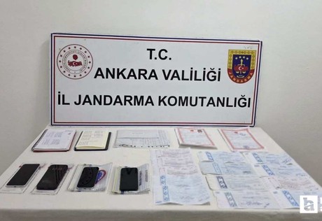 Ankara'da tefecilik operasyonunda 5 şüpheli yakalandı