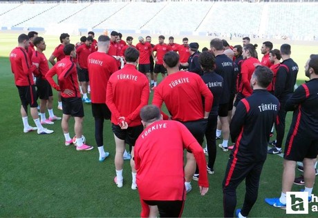 A Millî Takımımız, ABD maçının hazırlıklarını tamamladı