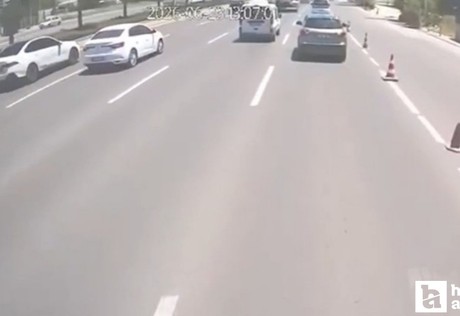 Etimesgut’taki otobüs kazasının güvenlik kamerası görüntüleri ortaya çıktı