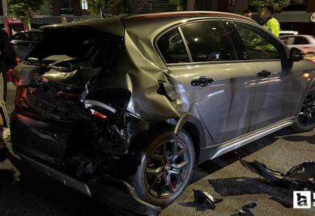 Çorum'da 3 araçlı zincirleme trafik kazasında 2 kişi yaralandı