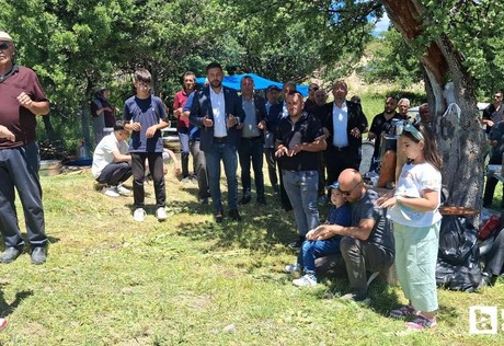 Beypazarı'nda 7 köyün sakinleri yağmur ve şükür duasında buluştu