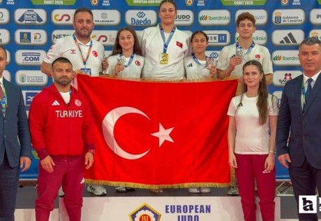 Milli judocular, Ümitler Avrupa Şampiyonası'nda 1'i altın 4 madalya kazandı