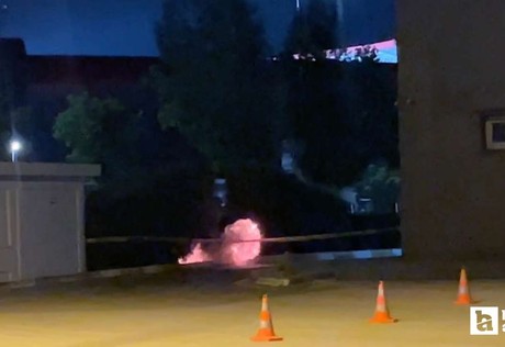 Çorum terminalinde şüpheli valiz fünyeyle patlatıldı