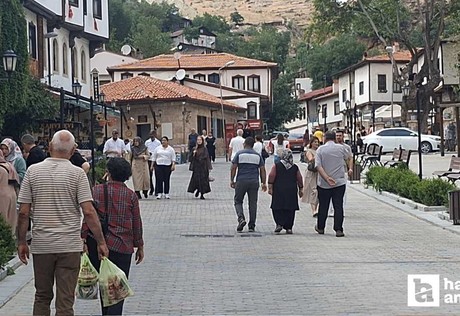 Beypazarı'nda hafta sonu yerli turist yoğunluğu yaşandı