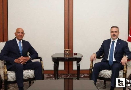 Bakan Fidan, ABD’nin Ankara Büyükelçisi Barrack’ı makamında kabul etti