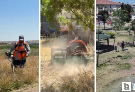 Sincan Belediyesi park ve yeşil alanlarda bakım çalışmasını sürdürüyor