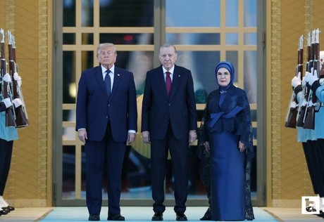 Cumhurbaşkanlığı Külliyesi'nde liderler ve eşleri onuruna resepsiyon