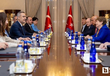 Dışişleri Bakanı Hakan Fidan, ABD'li heyetle görüştü