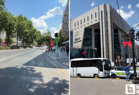 Kızılay'da güvenlik tedbirleri en üst seviyeye çıkarıldı