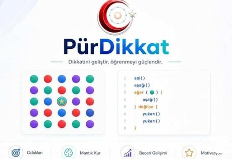 Dijital dikkat geliştirme oyunu "PürDikkat" öğrencilerin kullanımına sunuldu