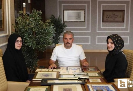 Pursaklar Belediye Başkanı Çetin'den kursiyerlerin tezhip ve hat sanatı eserlerine tam not!
