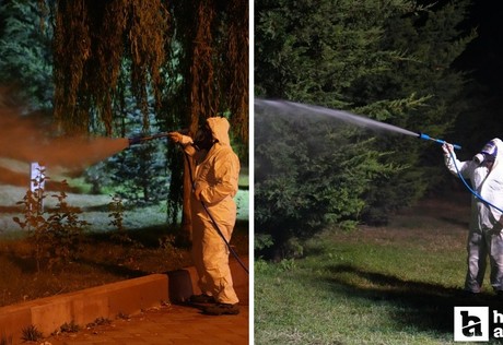 Keçiören'de ilaçlama çalışmaları gece gündüz devam ediyor