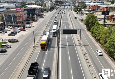 D-100 kara yolu Ankara istikametinde kamyon ve tır trafiği 7/24 elektronik olarak izlenecek